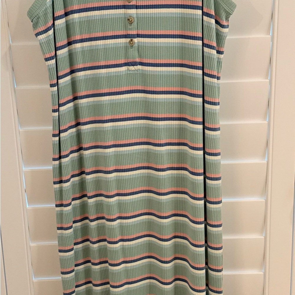 LOFT Multicolor Striped Knit Top